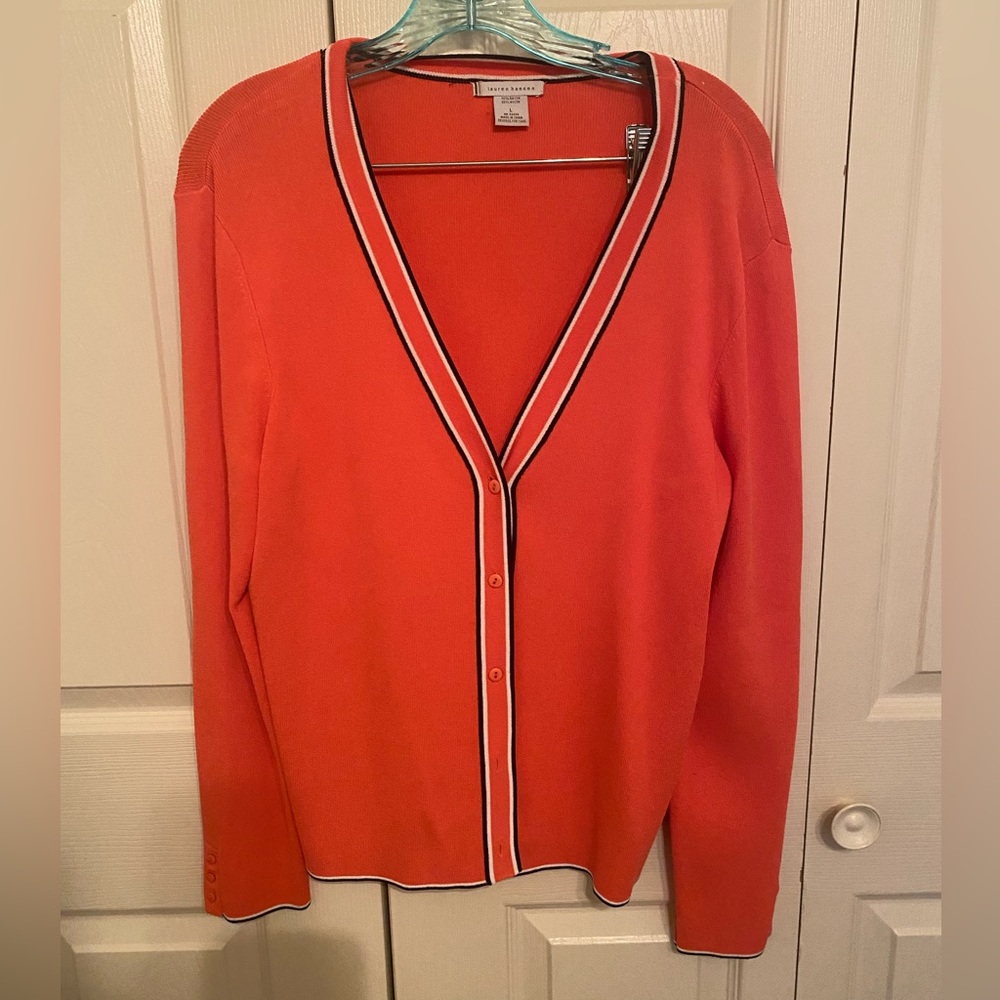 Lauren Hansen Cardigan/Tank set SZ L